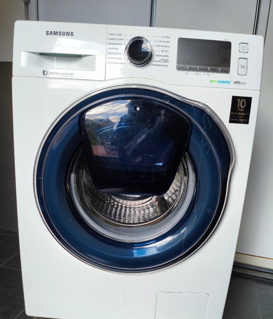 Samsung 9 Kg ADDWASH Wasmachine Ecobubble met dig. Inverter, Witgoed en Apparatuur, Ophalen, Gebruikt, 8 tot 10 kg, Energieklasse A of zuiniger