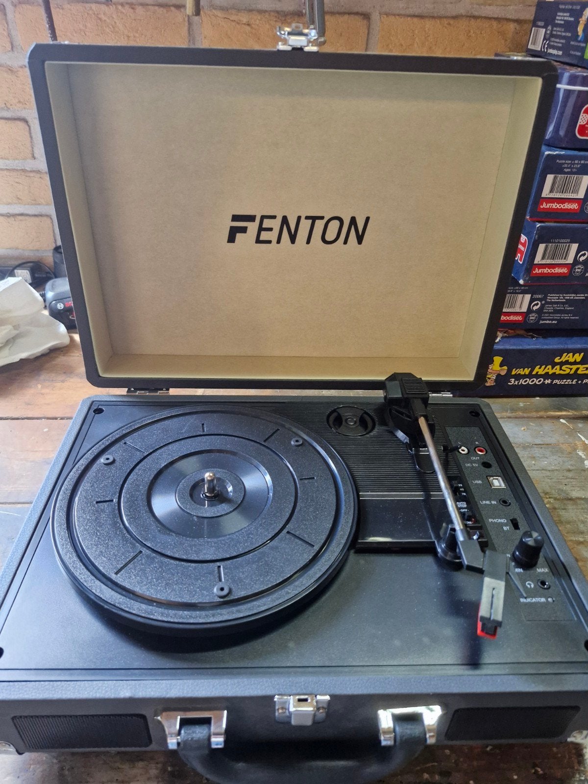 Kleine Digitale Platenspeler - Fenton Kofferplatenspeler, Overige merken, Platenspeler, Ophalen of Verzenden, Zo goed als nieuw