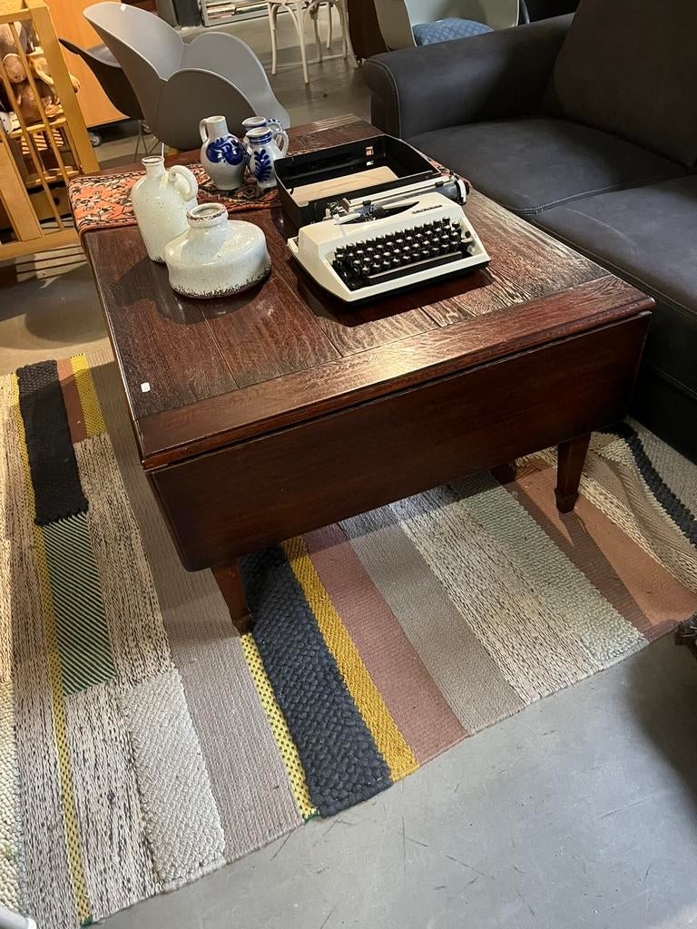Mooie grote salontafel met oren, Huis en Inrichting, Tafels | Salontafels, Ophalen, 100 tot 150 cm, 50 tot 100 cm, Zo goed als nieuw
