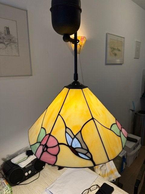 Tiffany‑stijl glazen hanglampen, Ophalen of Verzenden