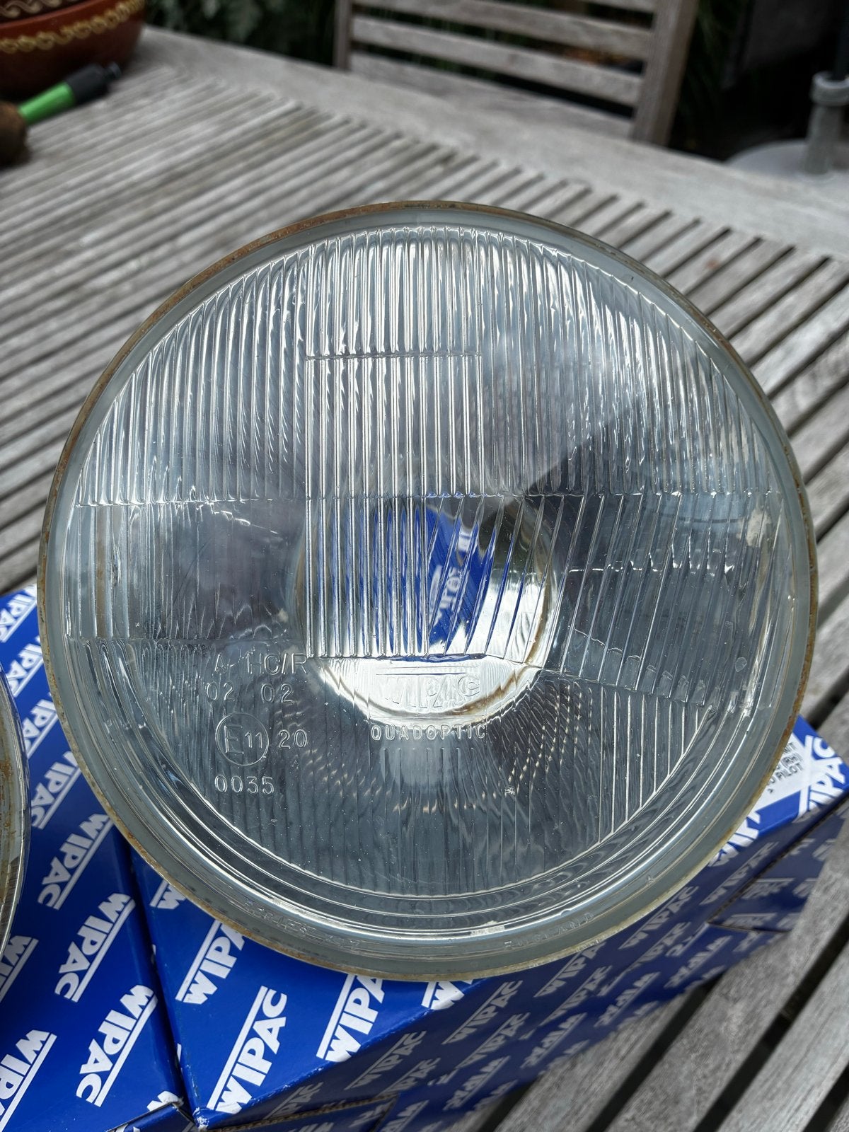 Wipac Quadoptic Koplampen Land Rover Defender 2004, Auto-onderdelen, Verlichting, Ophalen of Verzenden, Gebruikt, Land Rover