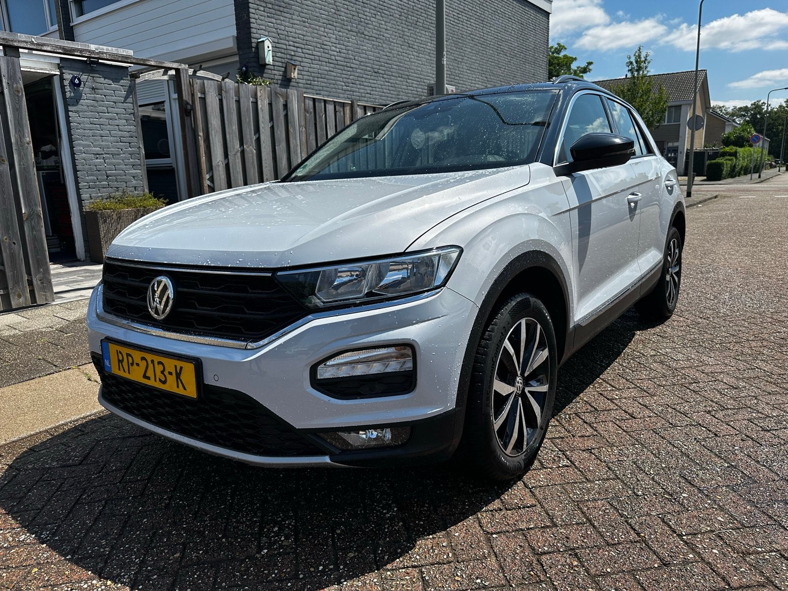 Volkswagen T-Roc 1.0 TSI 115pk 2018 virtuele cockpit, Voorwielaandrijving, Stof, Wit, Origineel Nederlands