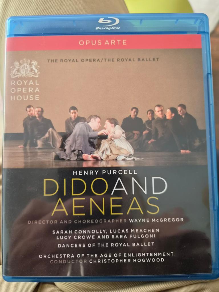 Blu-ray: Dido and Aeneas - Purcell, Ophalen of Verzenden, Zo goed als nieuw, Muziek en Concerten