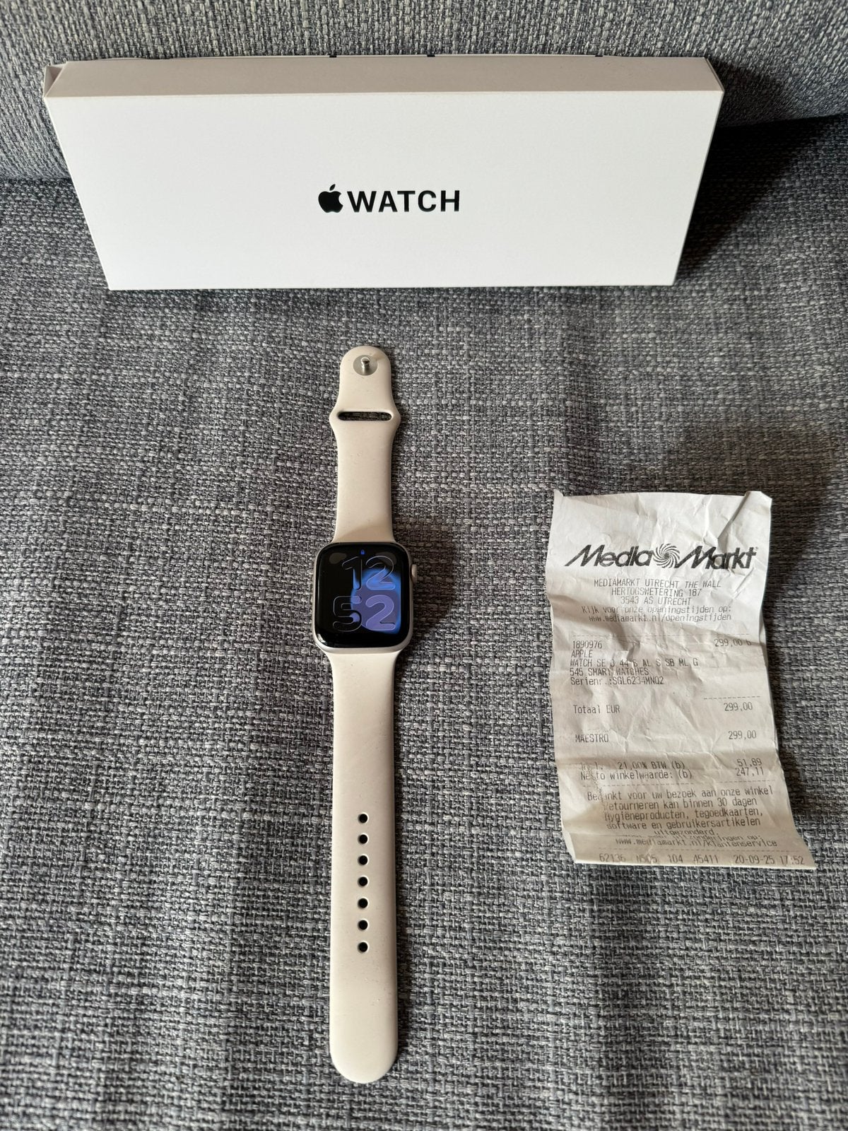 Apple watch se 3, Ophalen of Verzenden, Zo goed als nieuw, Wit, IOS