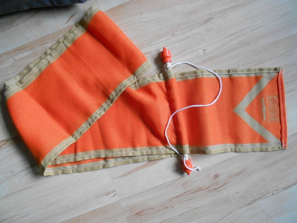 oranje wimpel van de postcodeloterij, Ophalen, Nieuw