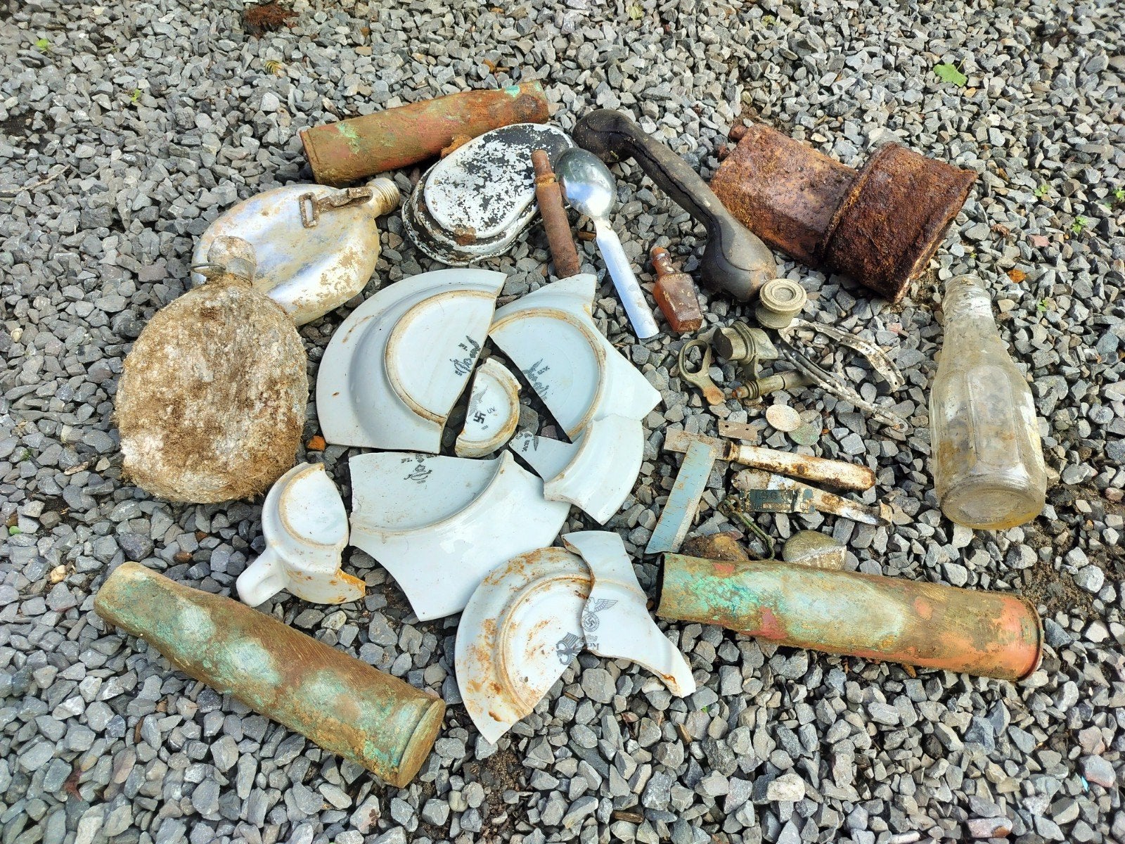 Bodemvondsten WOII Militaria Duits Luftwaffe militaria, Verzamelen, Ophalen of Verzenden, Duitsland, Overige typen