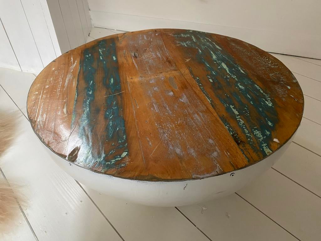 Opheffingsuitverkoop! Industriële Moon Tafel, Huis en Inrichting, Ophalen, Rond, Nieuw, 50 tot 100 cm