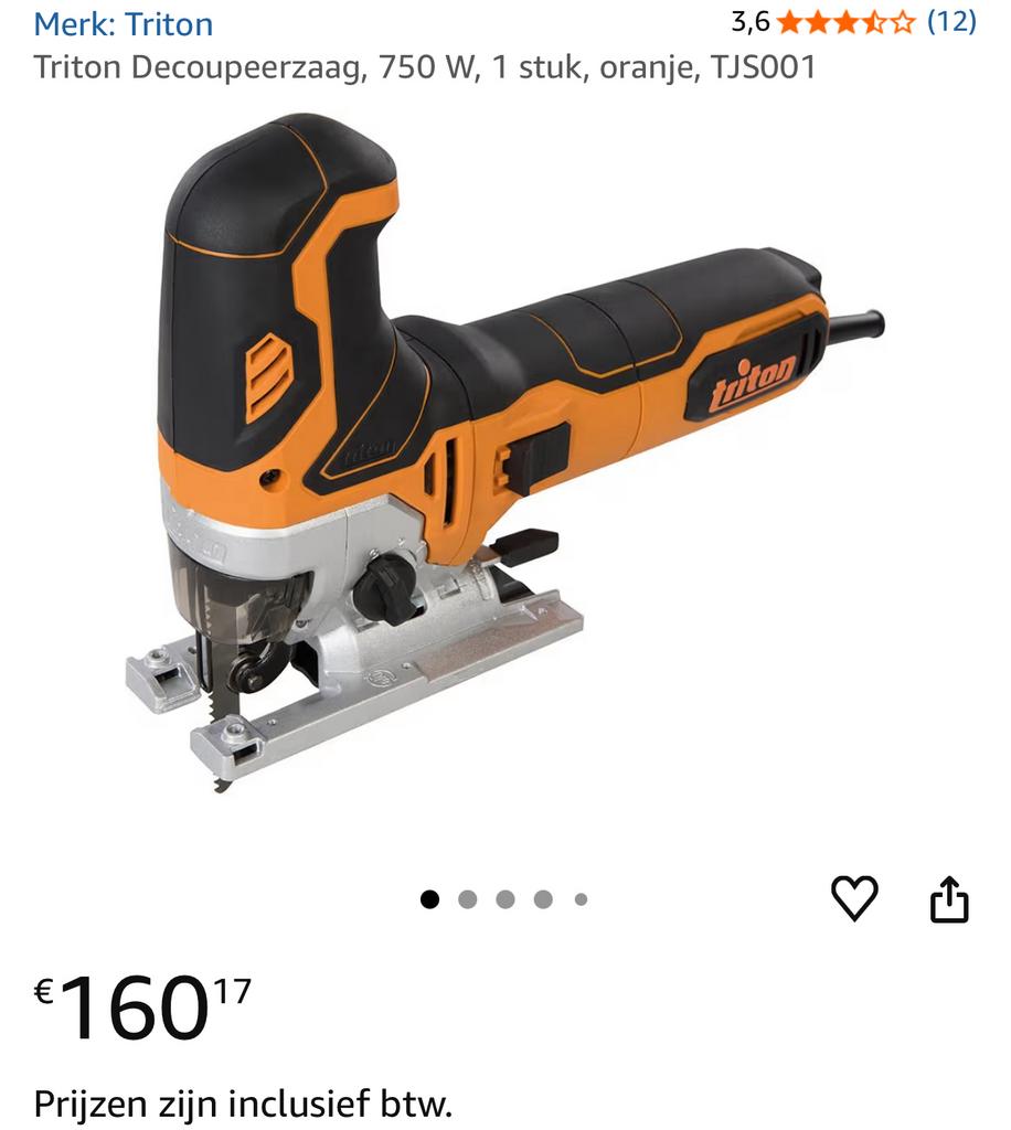 Triton TJS001 decoupeerzaag, Ophalen, Zo goed als nieuw
