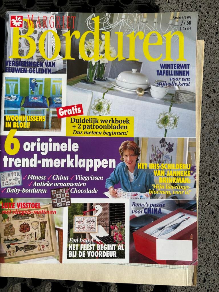 Margriet Borduren Tijdschrift - Special 7/1998, Ophalen of Verzenden, Nieuw, Handborduren, Patroon