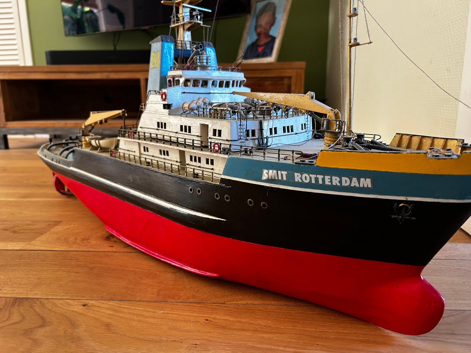 Smit Rotterdam schaalmodel hand gebouwd, Hobby en Vrije tijd, Modelbouw | Boten en Schepen, Ophalen, Gebruikt, 1:50 tot 1:200