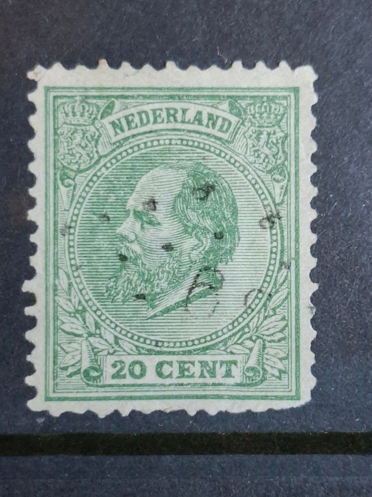 Puntstempel zegel nr 69 De Lemmer nvph nr 24, Postzegels en Munten, Postzegels | Nederland, Ophalen of Verzenden