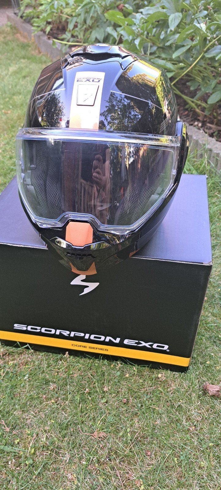 ZGAN Zwarte Scorpion motorhelm maat M, Overige merken, M, Systeemhelm, Kinderen