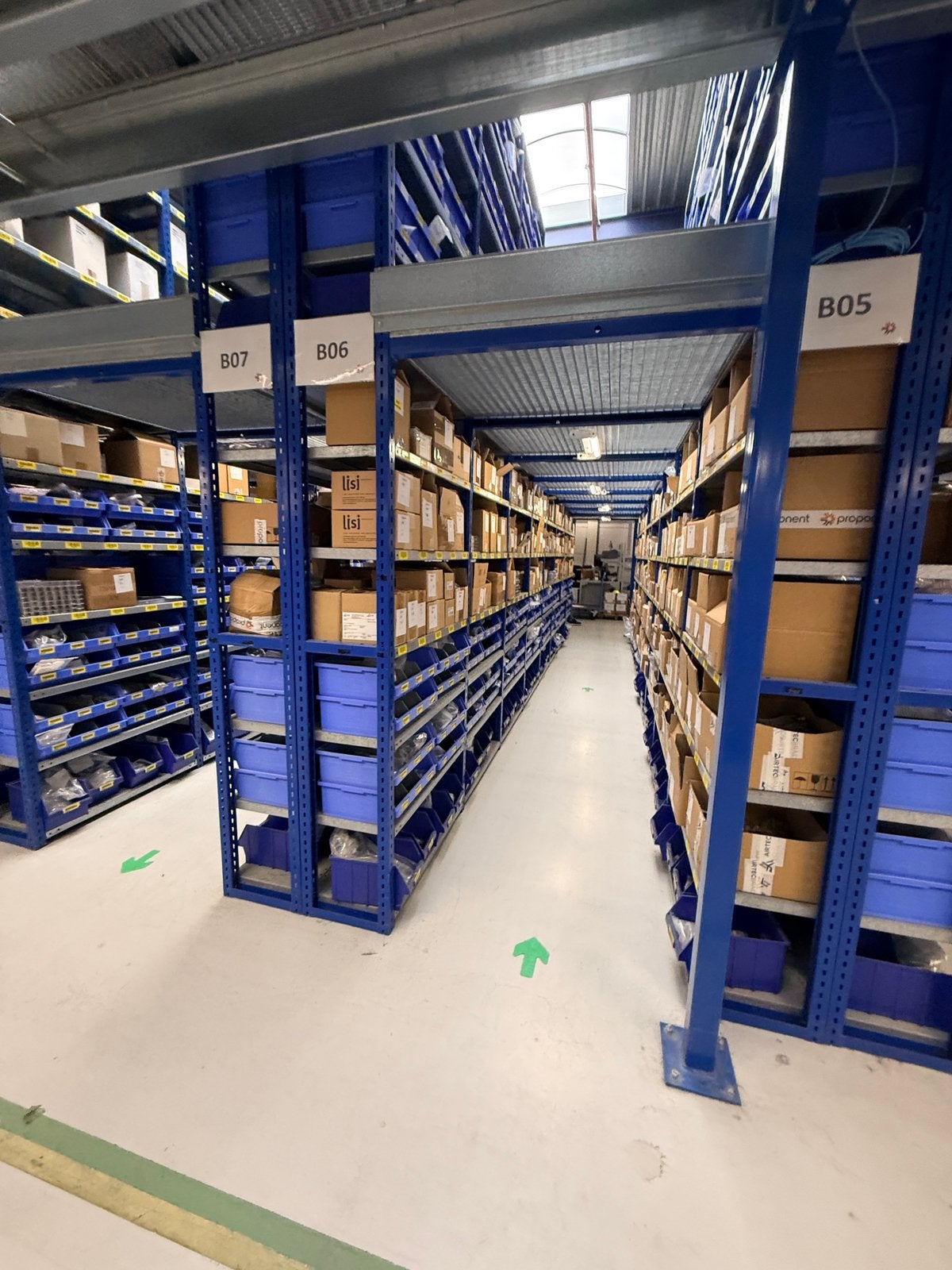 Compleet legbordstelling met goederen lift, Ophalen of Verzenden