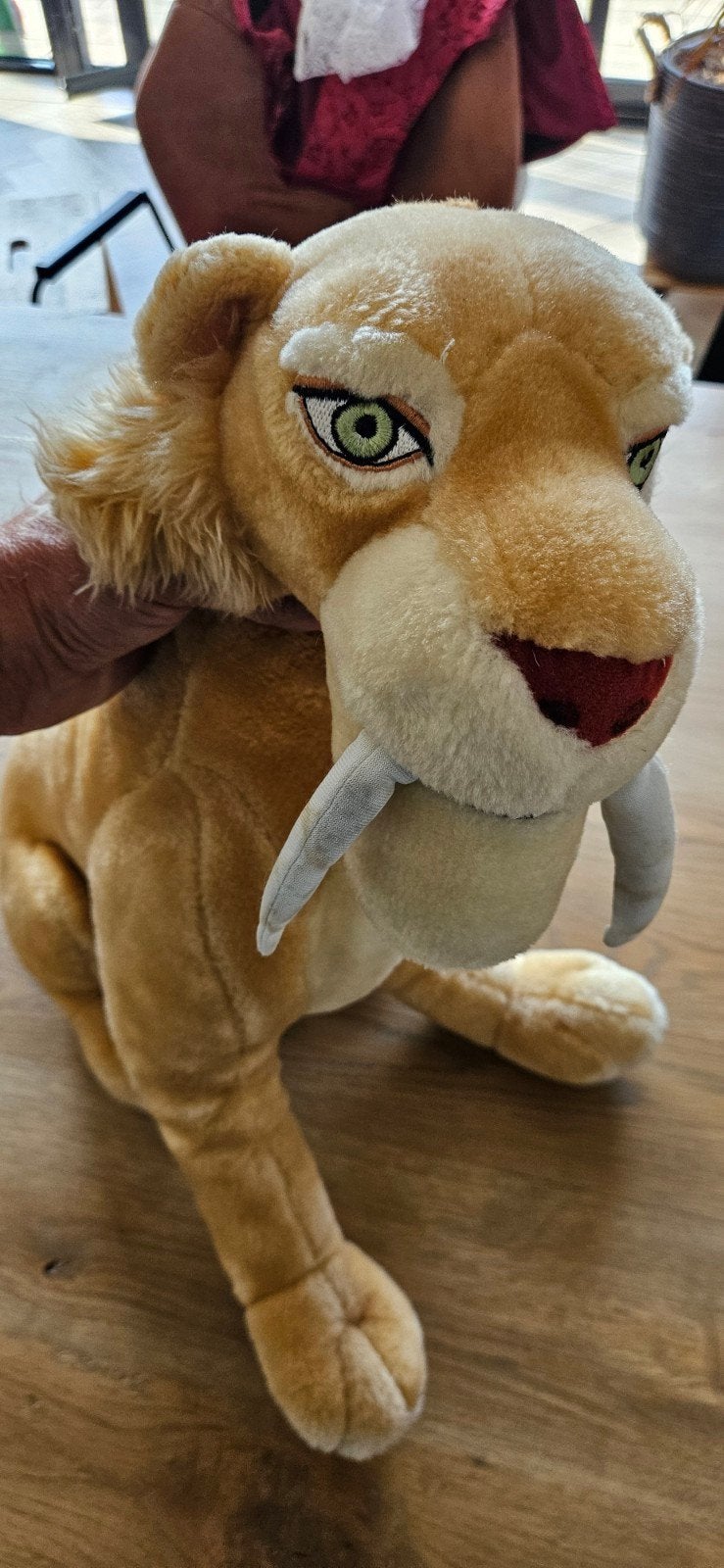 Ice Age Diego knuffel sabeltandtijger, Ophalen, Overige merken, Overige karakters, Zo goed als nieuw