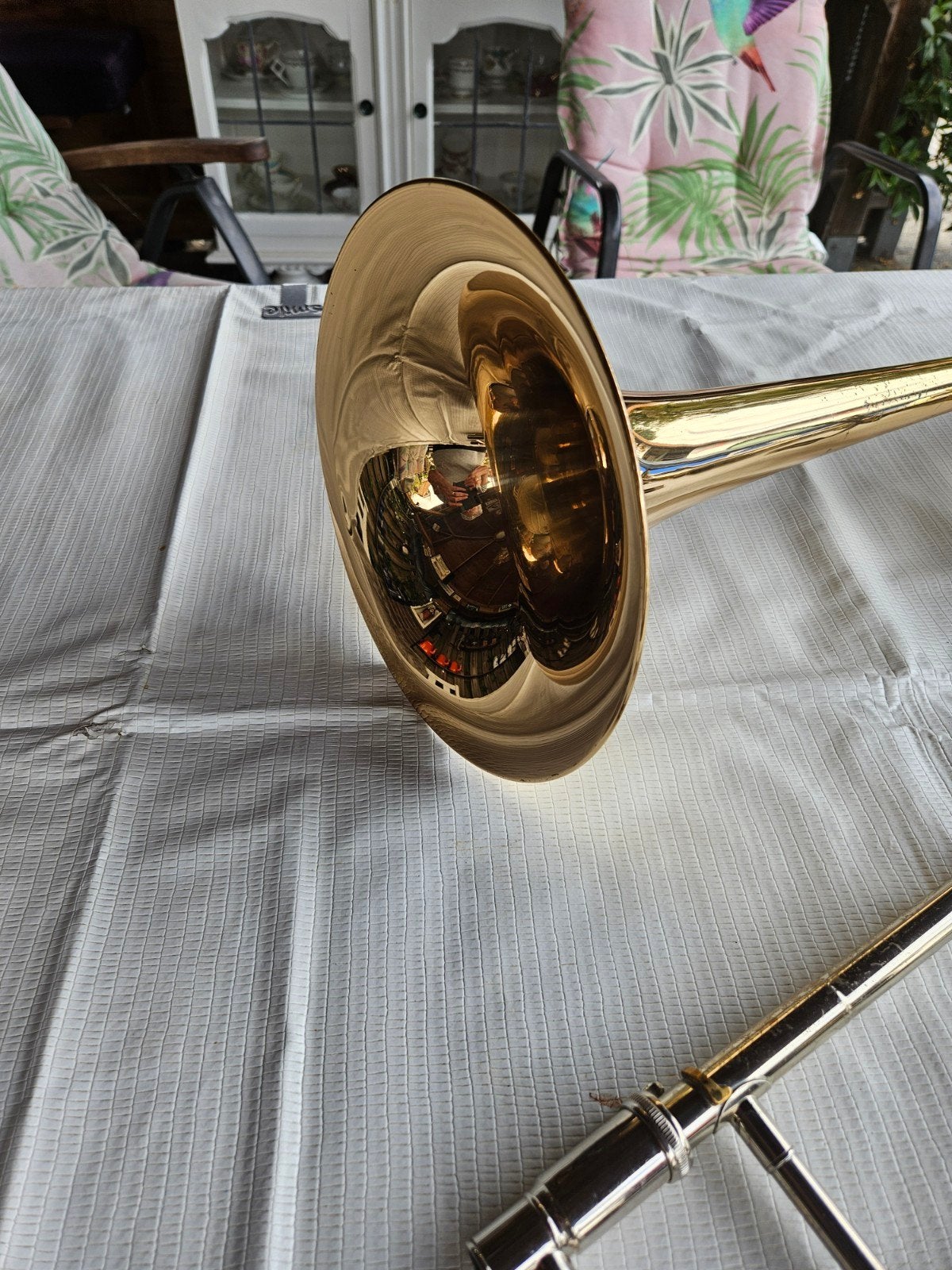 Jupiter trombone met kwartventiel - Heerlijk spelend, Muziek en Instrumenten, Blaasinstrumenten | Trombones, Ophalen of Verzenden