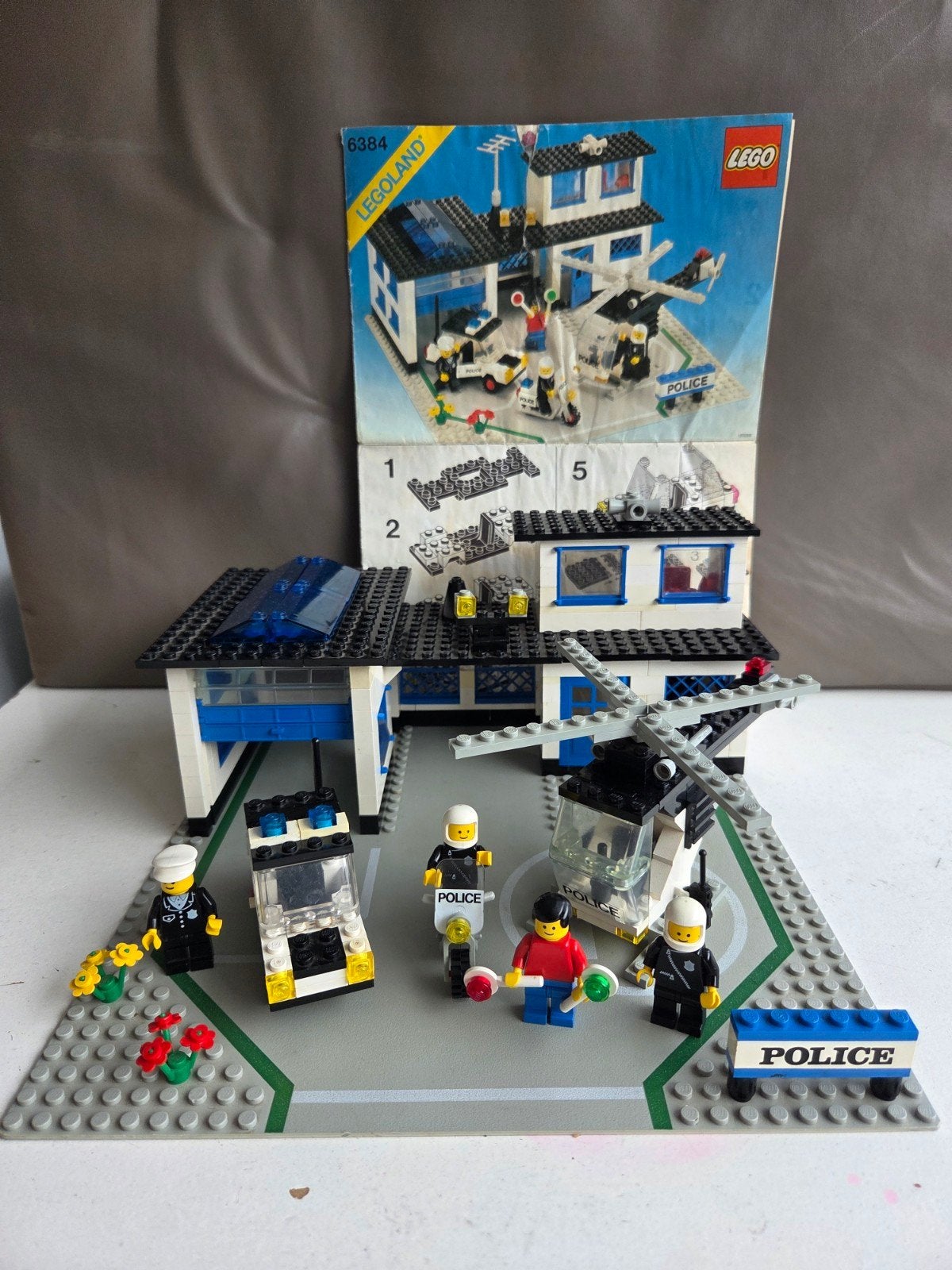 Lego 6384 - Police station, Gebruikt, Lego, Ophalen of Verzenden, Inclusief instructies