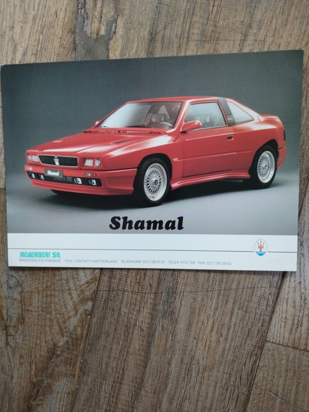 Maserati Shamal brochure 1992 (Duits, Frans, Italiaans), Ophalen of Verzenden, Zo goed als nieuw, Maserati