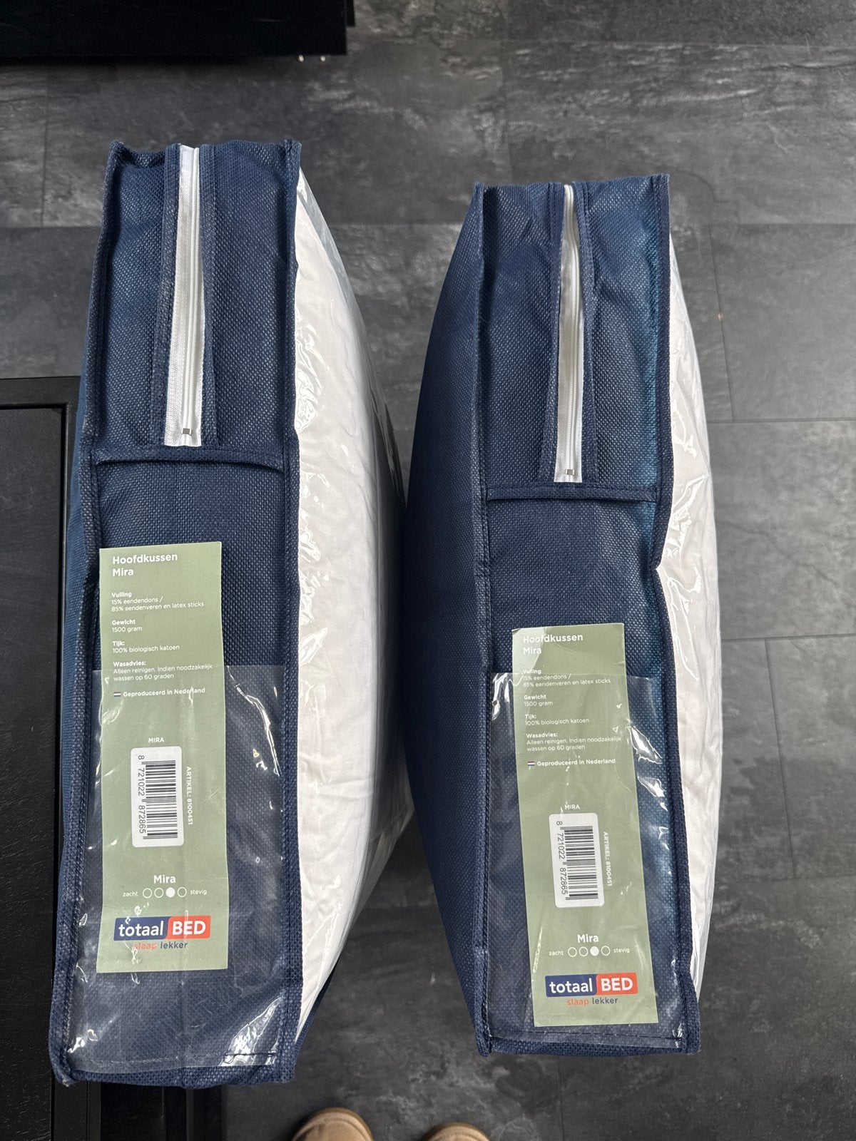 Nieuw Totaal Bed Mira hoofdkussen, Eenpersoons, Wit, Nieuw, Ophalen of Verzenden