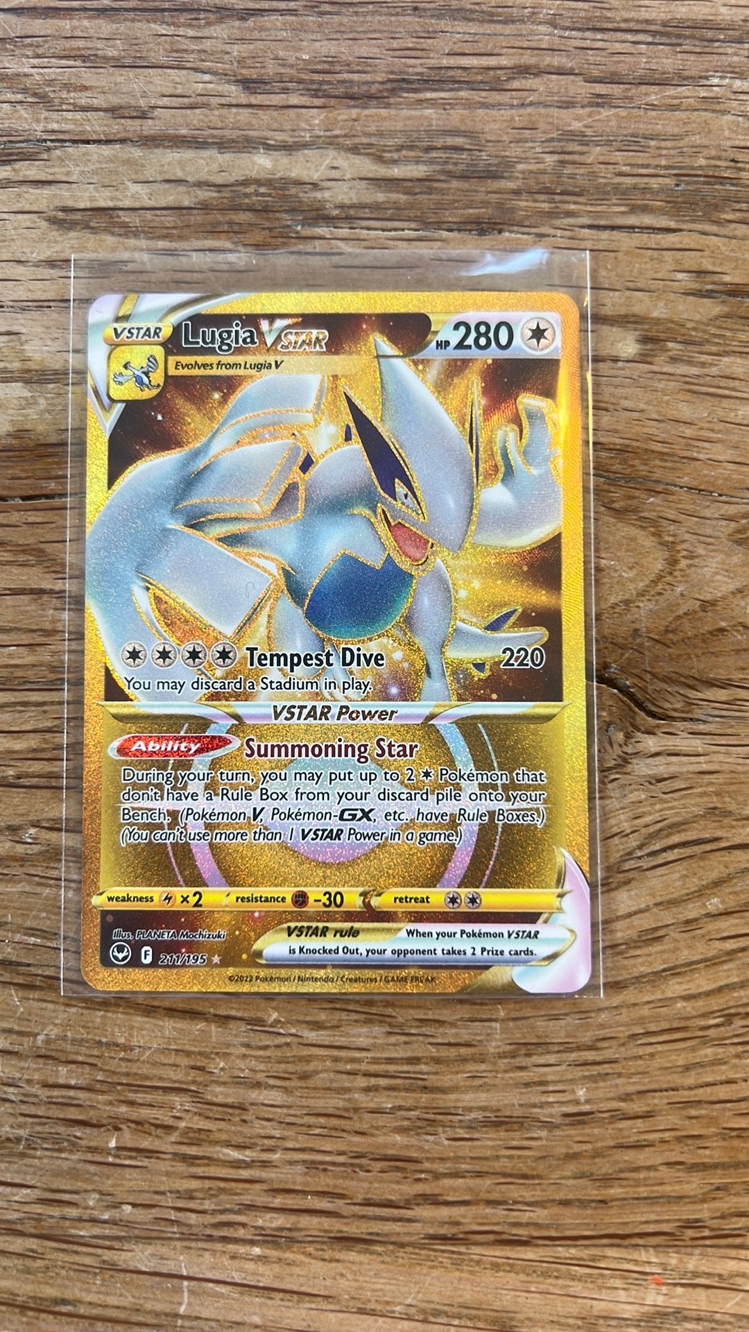Lugia v star, Ophalen of Verzenden, Nieuw, Losse kaart