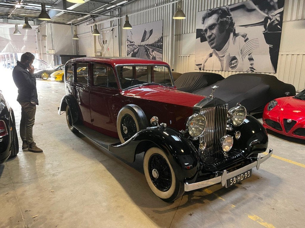 Rolls-Royce 1939 Rood -oldtimer, foto 5