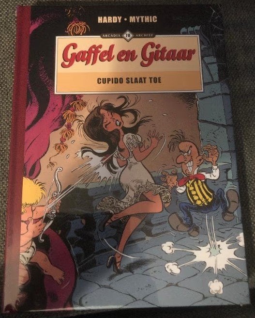cupido slaat toe gaffel en gitaar hc w3, Eén stripboek, Ophalen of Verzenden, Zo goed als nieuw