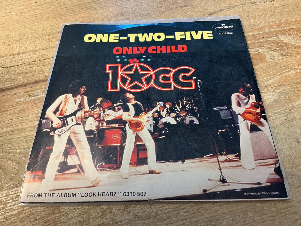 10CC - One-Two-Five / Only Child, Cd's en Dvd's, Vinyl Singles, Gebruikt, Ophalen of Verzenden