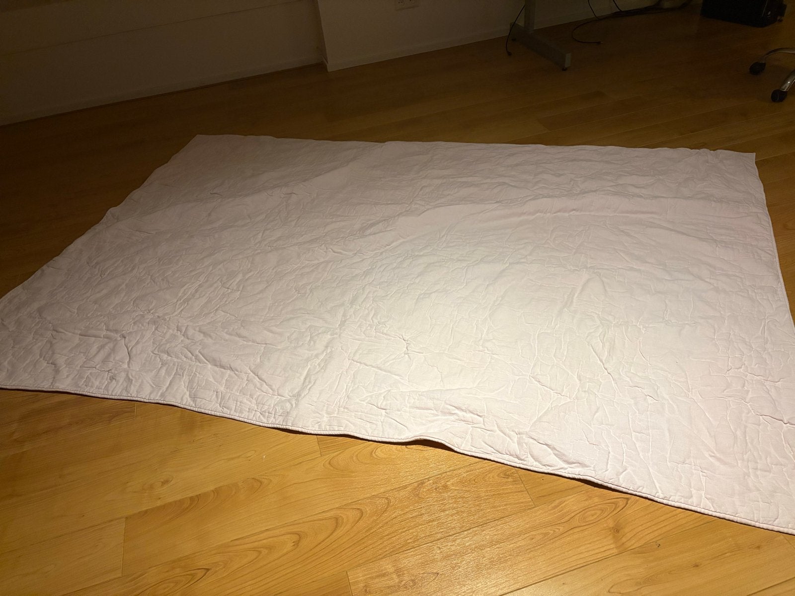 Roze plaid - 3x2 meter, 100% katoen, Ophalen of Verzenden, Zo goed als nieuw
