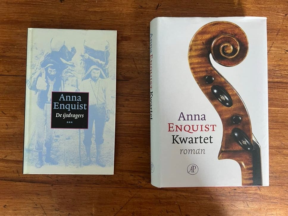Anna Enquist Boeken: Kwintet & De IJskoningen, Ophalen of Verzenden, Zo goed als nieuw, Nederland