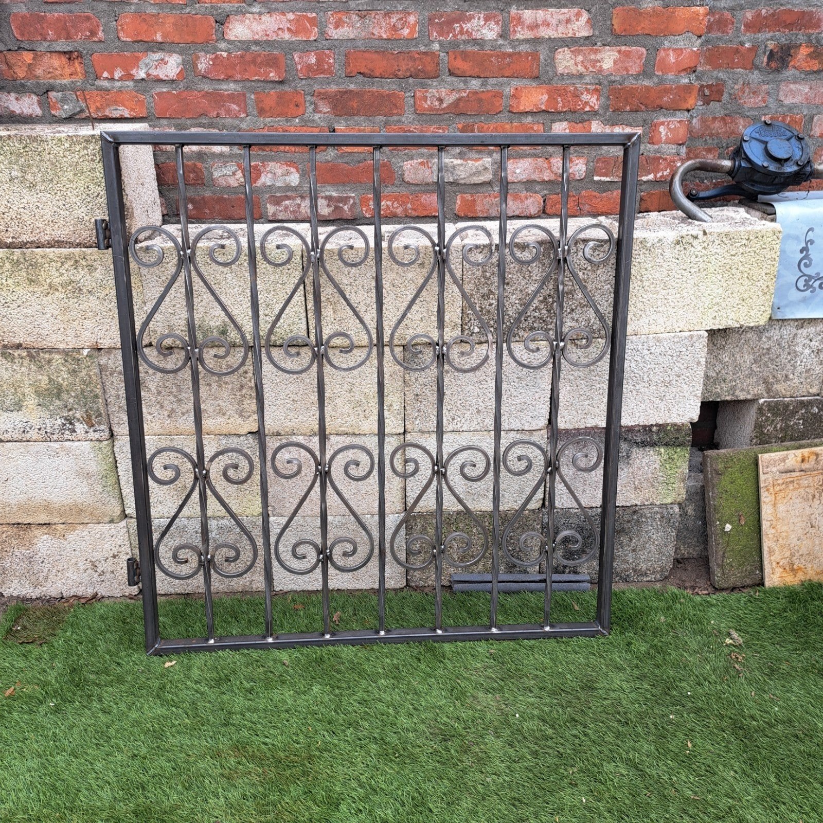 fransbalcon of poortje, Ophalen, IJzer, Tuinhek
