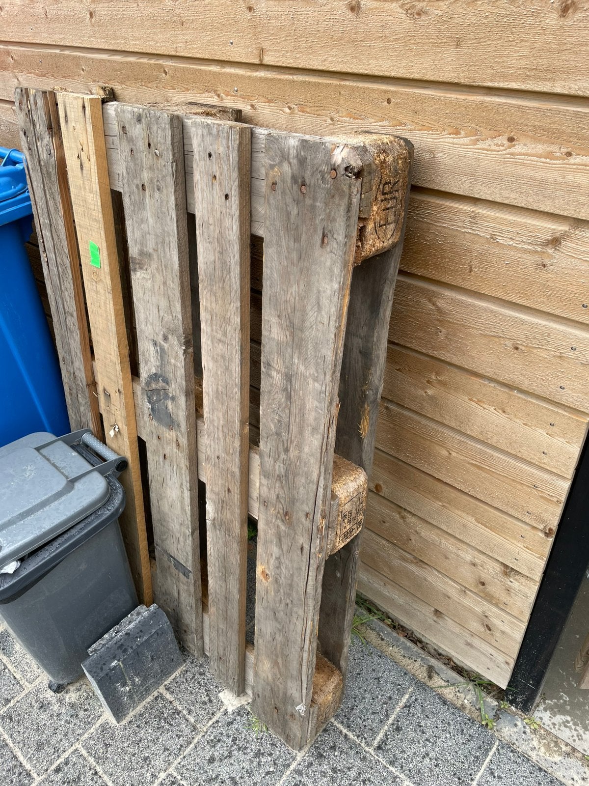 Gratis euro-pallet af te halen, Ophalen, Gebruikt, 50 mm of meer, Minder dan 200 cm