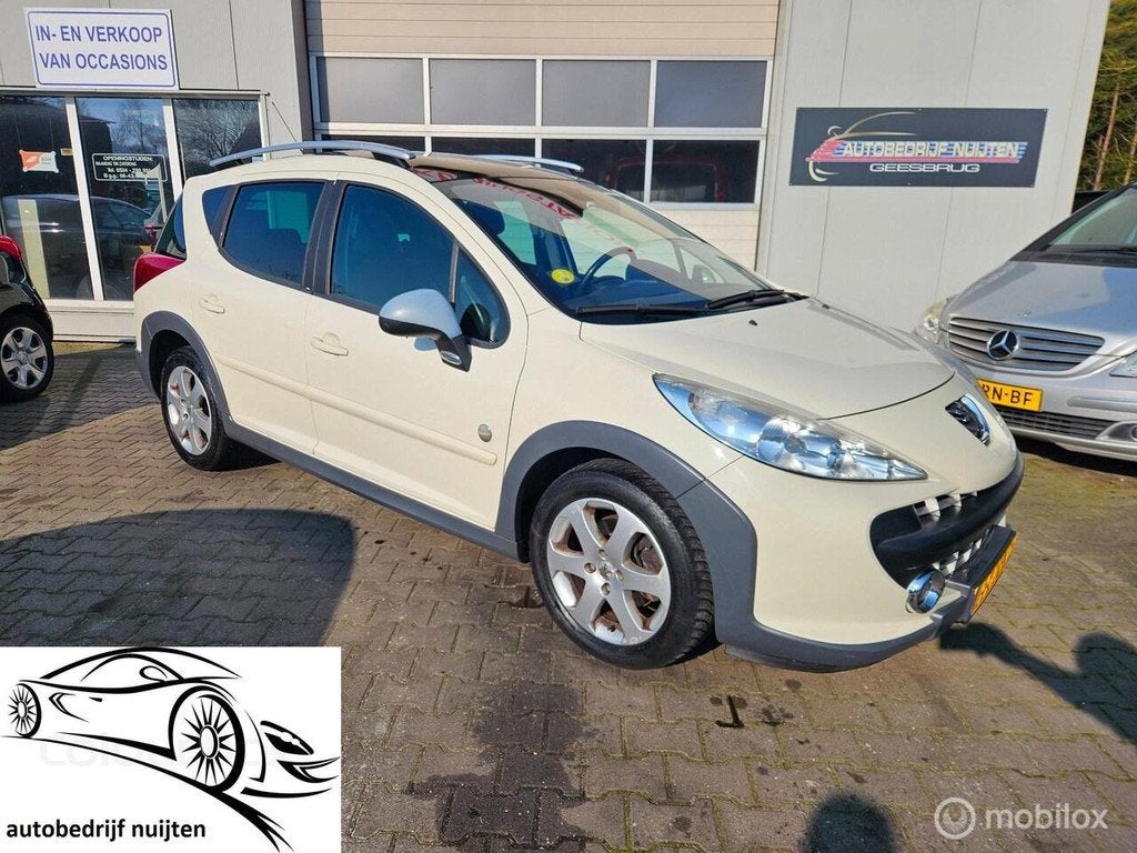 Peugeot 207 SW Outdoor 1.6 VTi XS, Gebruikt, 4 cilinders, Automatische klimaatregeling, Origineel Nederlands