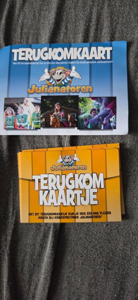 Julianatoren pretpark, Tickets en Kaartjes, Recreatie | Pretparken en Attractieparken, Ticket of Toegangskaart