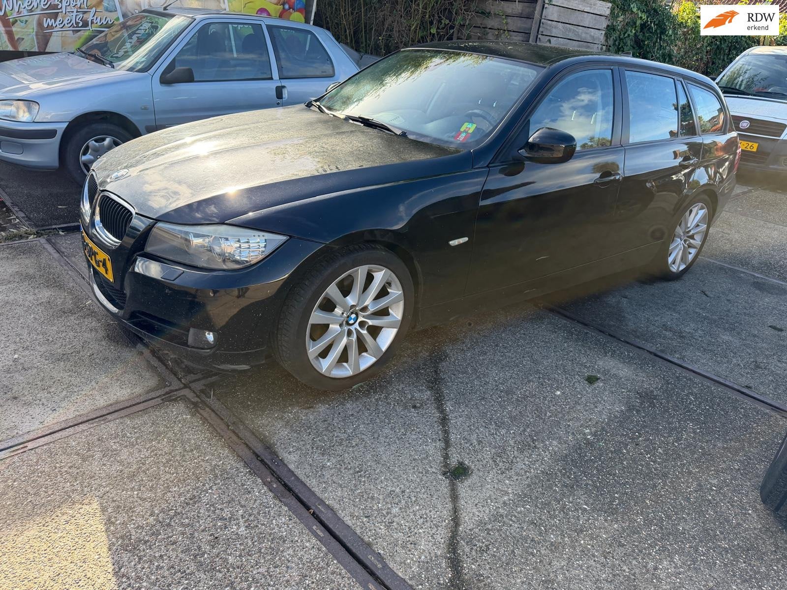 BMW 3-serie Touring 320d Efficient Dynamics Edition Luxury L, Auto diversen, 1995 cc, Zwart, Stationwagon, BMW