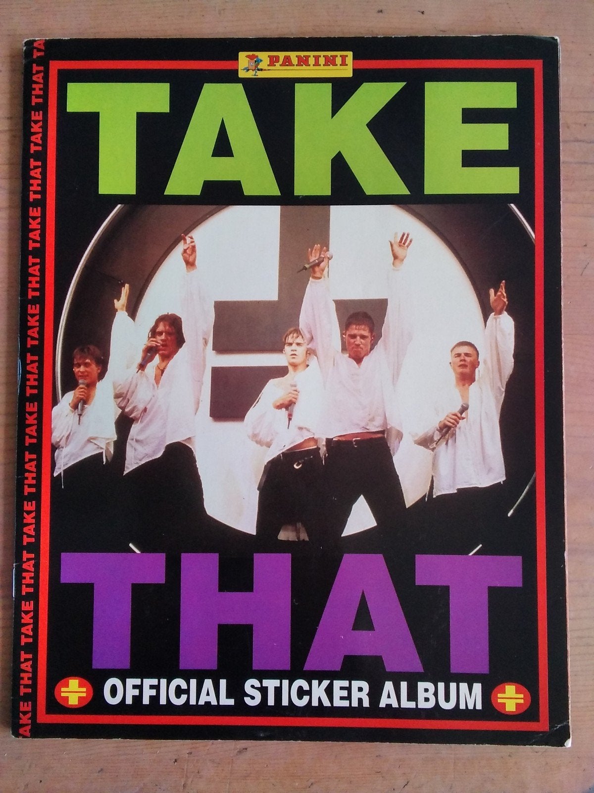 TAKE THAT Panini official sticker album 1994, Verzamelen, Muziek, Artiesten en Beroemdheden, Verzenden, Zo goed als nieuw