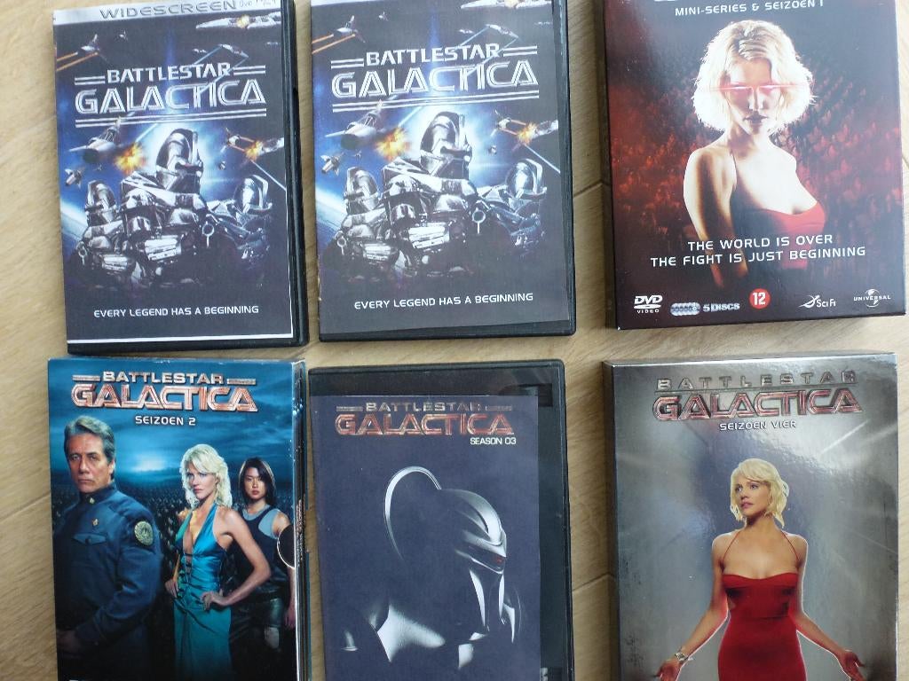 Battlestar Galactica oud en nieuw, Boxset, Ophalen of Verzenden, Zo goed als nieuw, Science Fiction