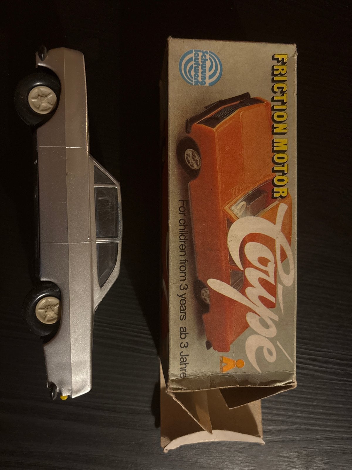 Collectors item Schwing Friction Motor Coupé Speelgoedauto, Ophalen, Nieuw