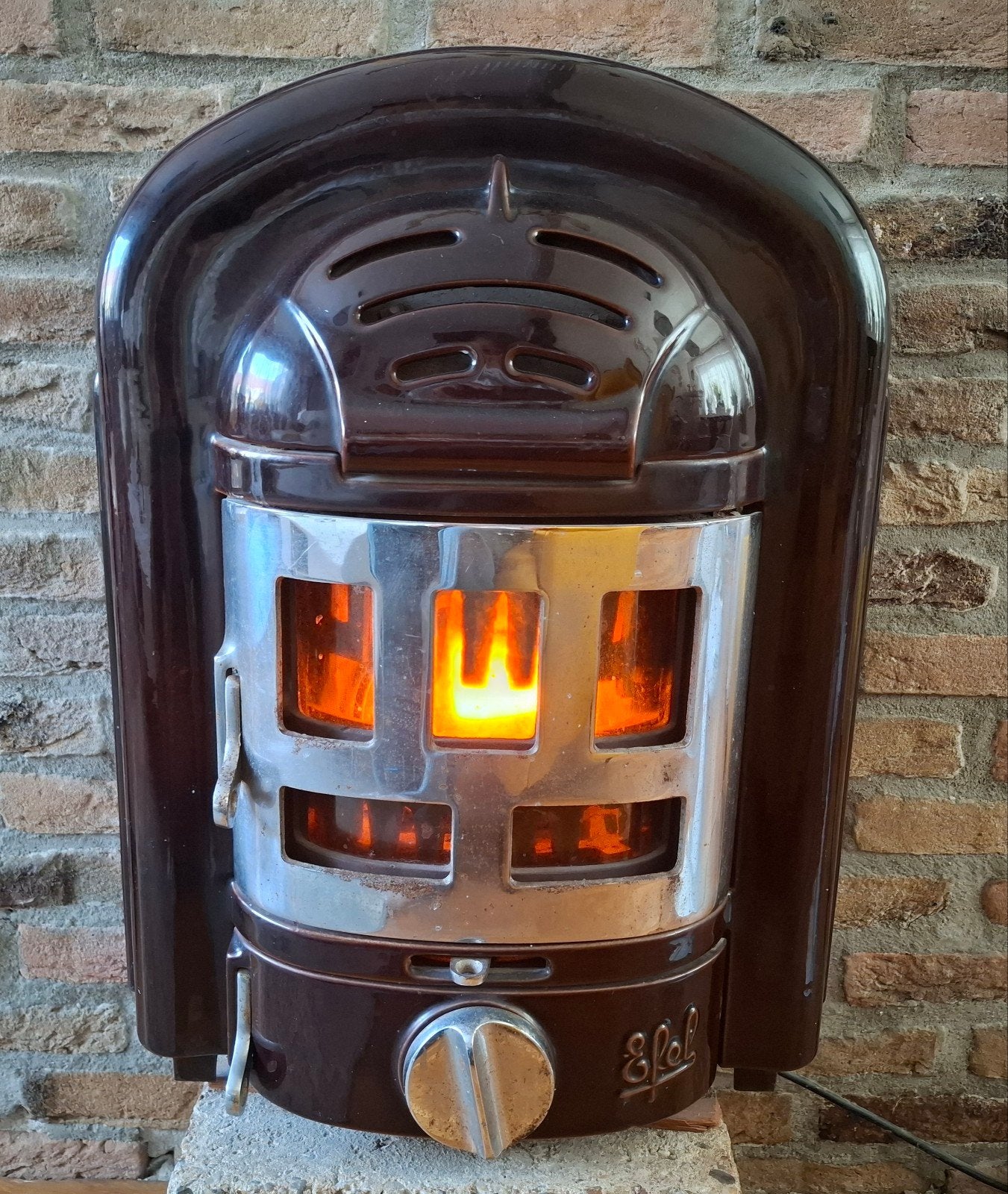 Authentiek gietijzeren kolenkacheltje van Efes., Ophalen, Gebruikt, Overige brandstoffen, Kolenkachel