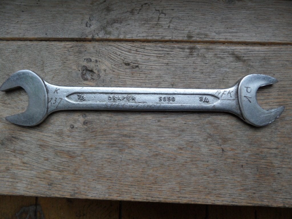 Draper 5050 steeksleutel 7/8 3/4, Ophalen of Verzenden, Gebruikt