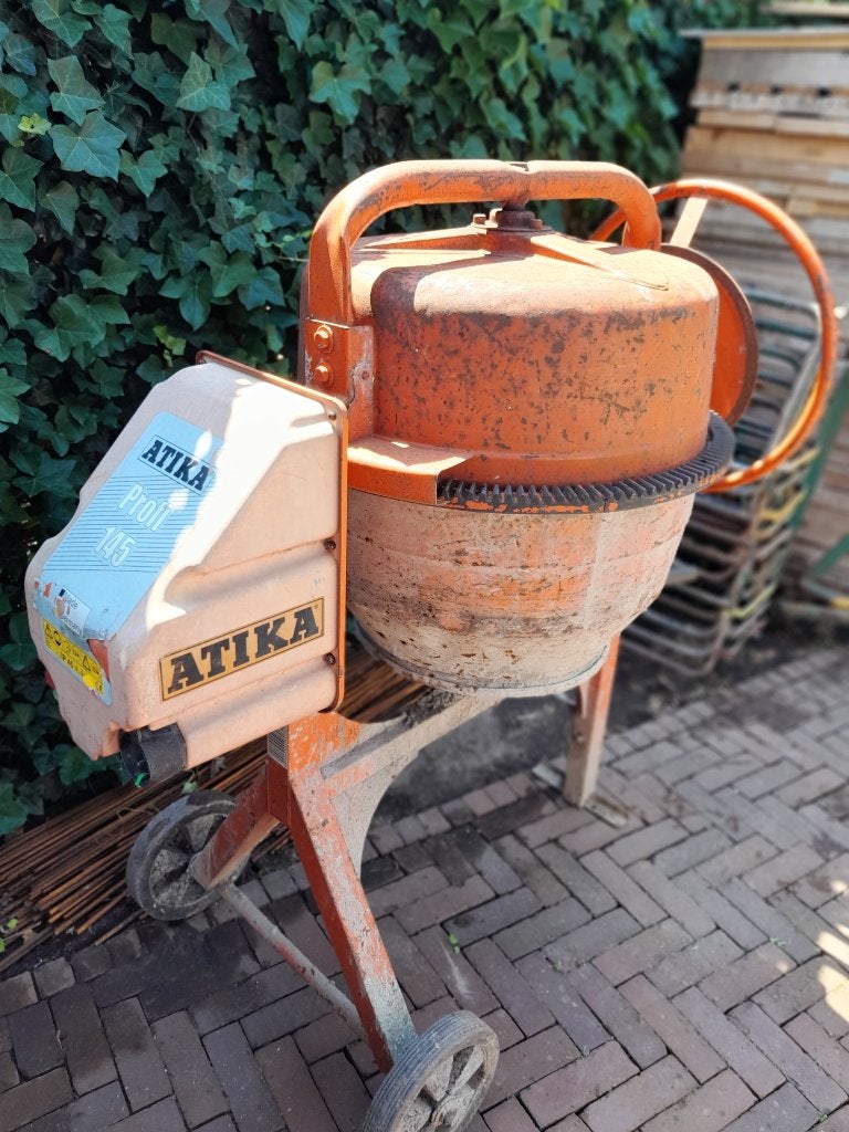 Betonmolen, Ophalen, Gebruikt
