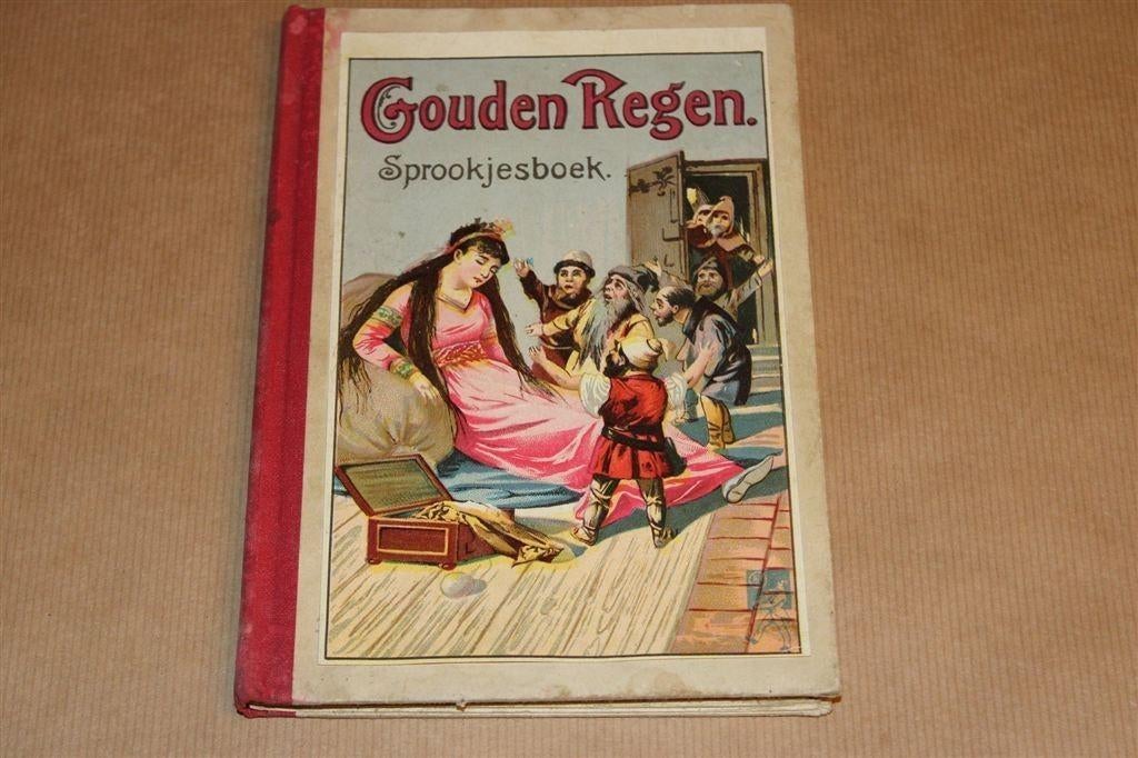 Antiek Sprookjesboek — Gouden Regen [ca. 1910], Ophalen of Verzenden, Gelezen