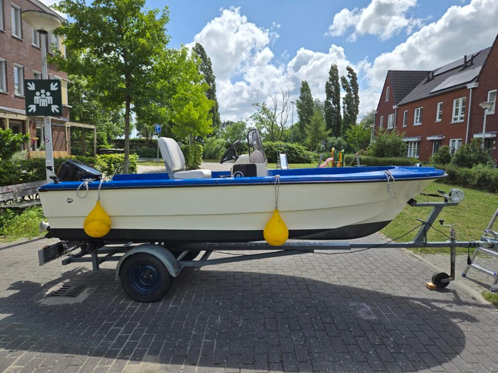 Allmarine 4.30m consoleboot 20pk Parsun EFI motor (2023), Watersport en Boten, Overige merken, Buitenboordmotor, Zo goed als nieuw
