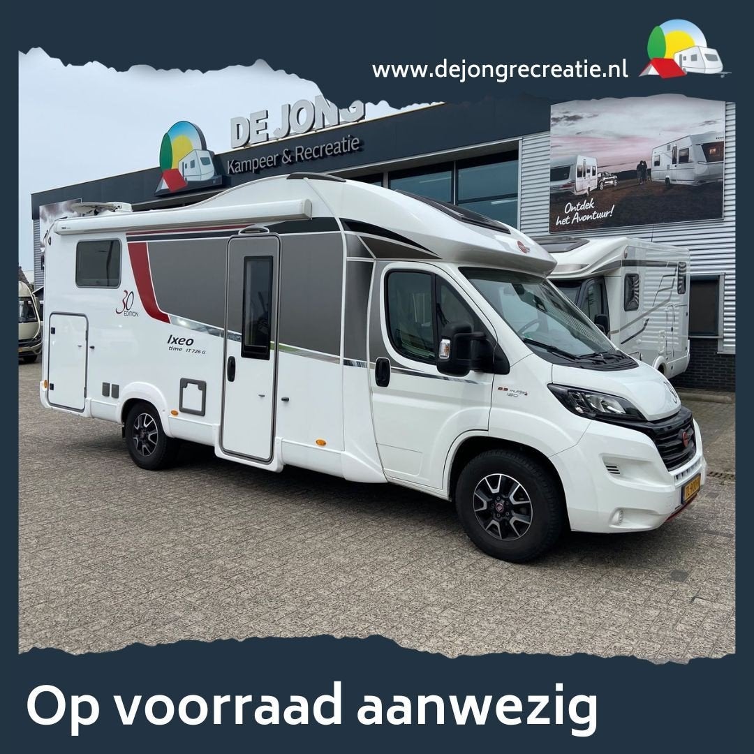 Bürstner Ixeo Time 726 G Edition 30 Fiat (bj 2017), Caravans en Kamperen, Campers, Automaat, Fietsendrager, 7 tot 8 meter, Bedrijf