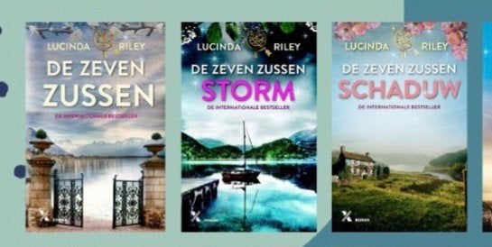 Lucinda Riley - De Zeven Zussen, Storm, Schaduw (set), Boeken, Ophalen of Verzenden, Gelezen, Lucinda Riley, Nederland