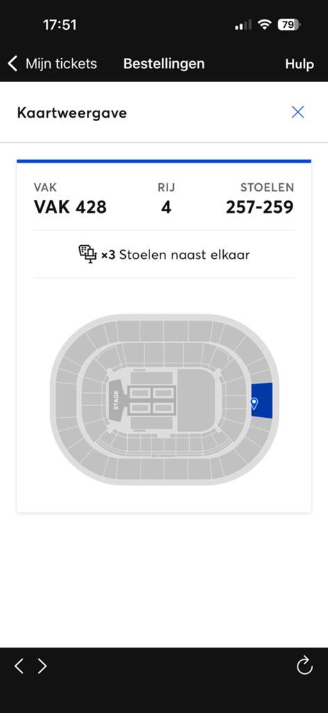 Harry Styles via Ticket Master Transfer min euro90 (vak 428), Drie personen of meer, Juni