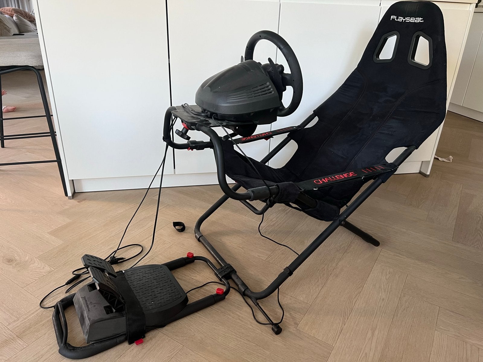 Playseat Challenge met Thrustmaster racestuur en pedalen, Ophalen, Overige merken, Gebruikt