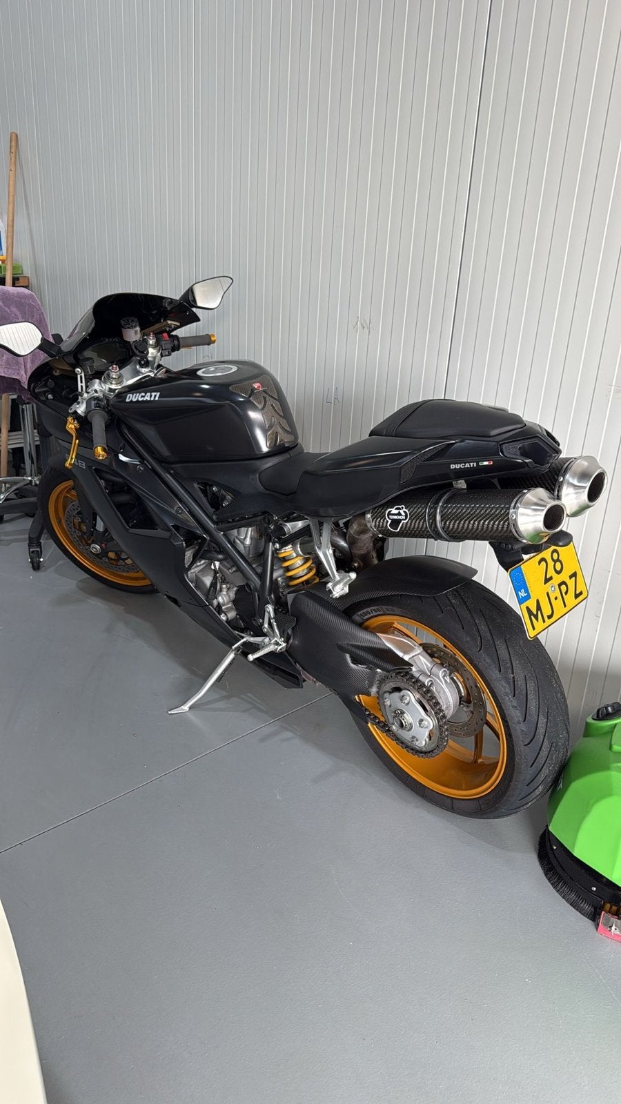 Ducati 848 met Termignoni., Motoren, 2 cilinders, Motorrijbewijs A, Gebruikt, Meer dan 35 kW