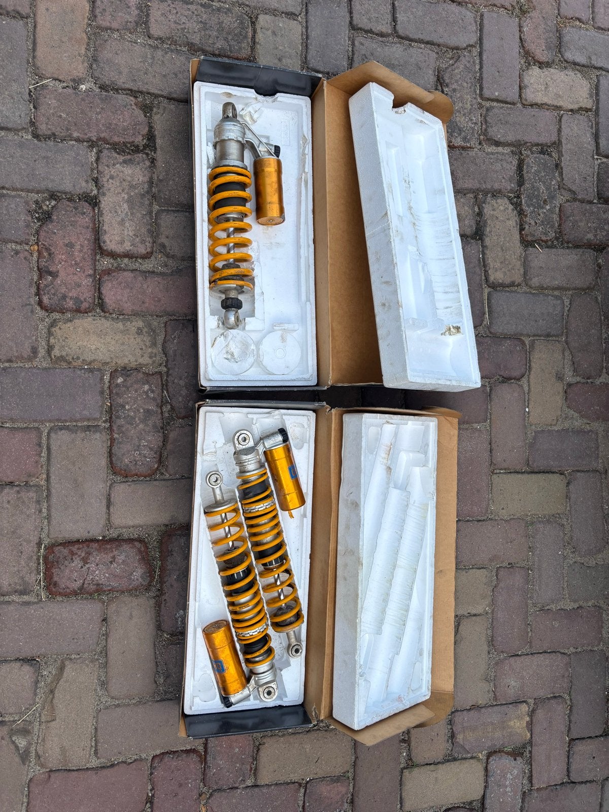 Öhlins Schokbrekers Yamaha Raptor YFM700R Voor en Achter, Ophalen of Verzenden, Gebruikt