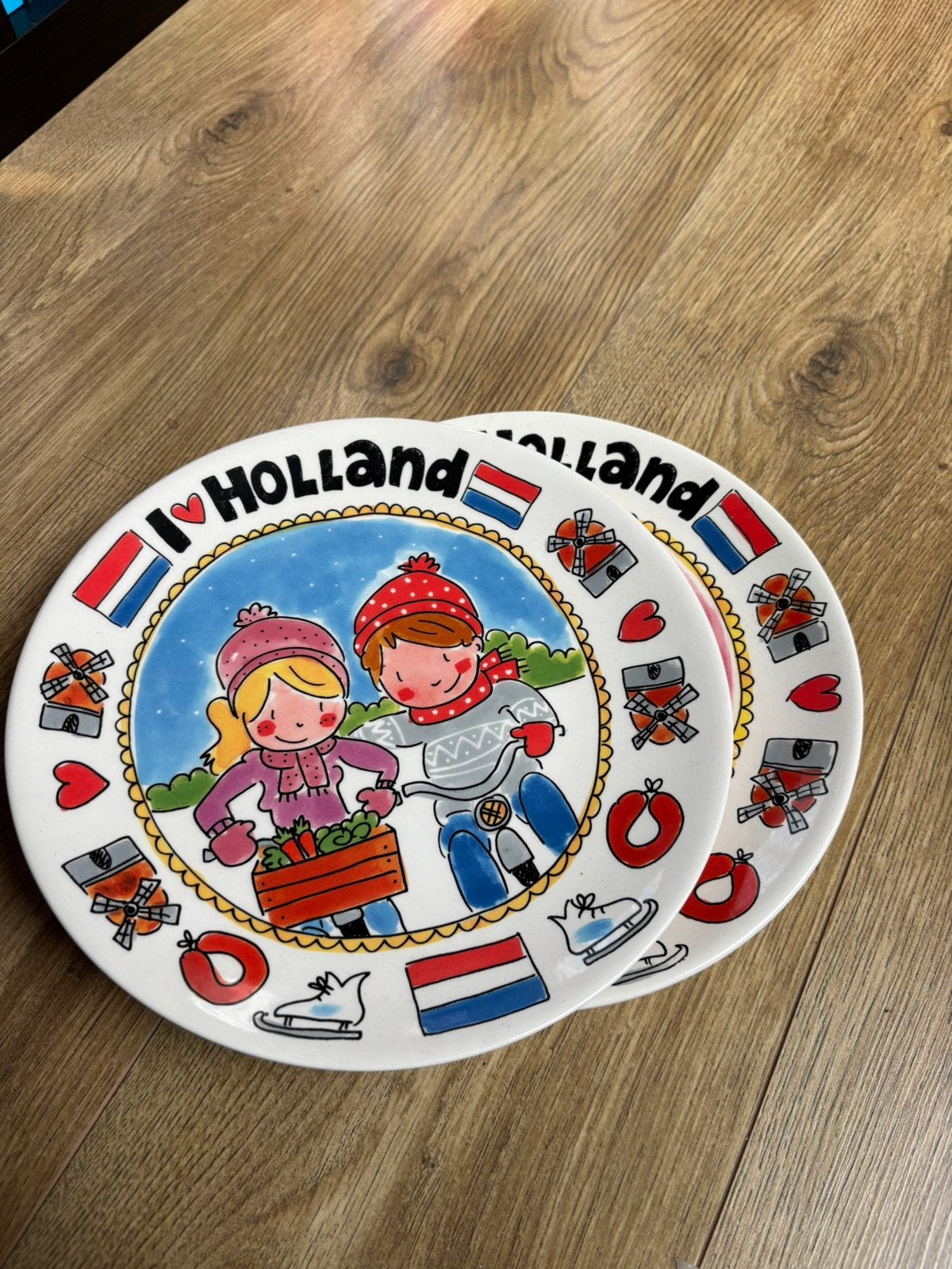 Blond borden, Ophalen, Zo goed als nieuw, Aardewerk, Bord(en)