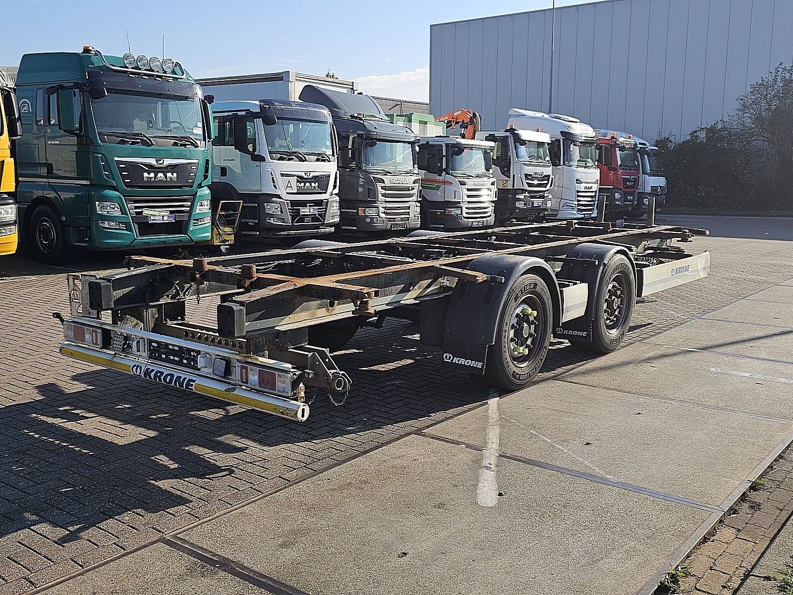 KRONE DC wechselaufbau tandem, Overige kleuren, Bedrijf, Aanhangers en Opleggers, Te koop