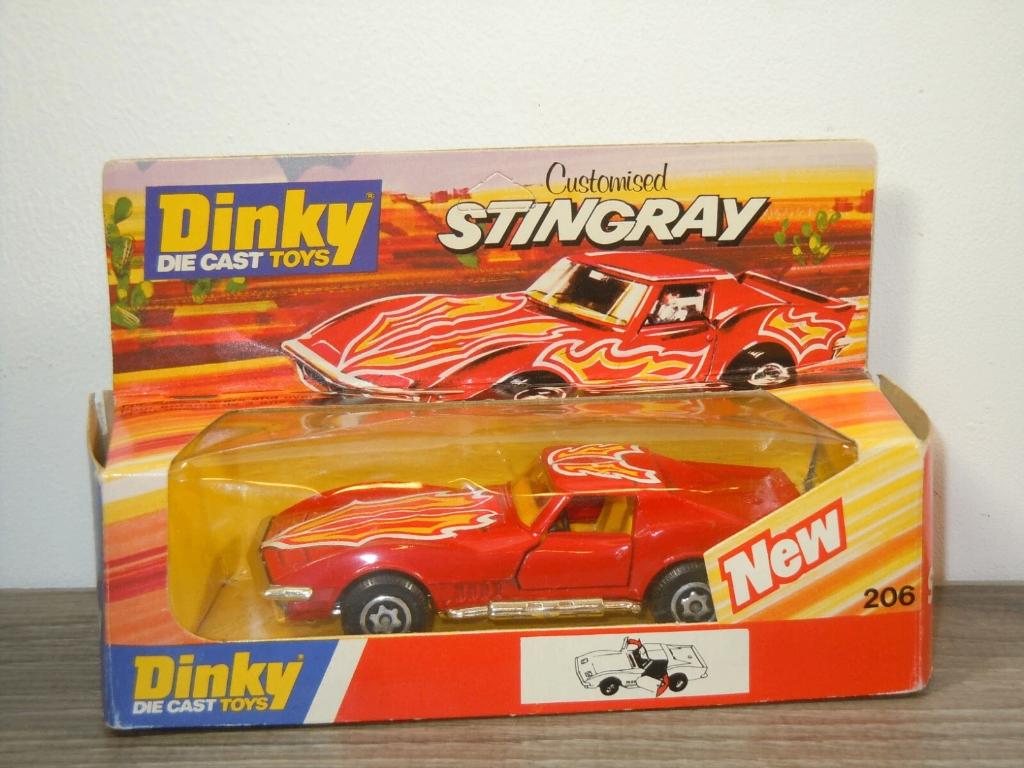 Chevrolet Corvette Stingray Customised - Dinky Toys 206, Engeland, Auto, Verzenden, Dinky Toys